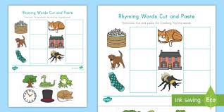 Check spelling or type a new query. Rhyming Words Cut And Paste Activity Twinkl