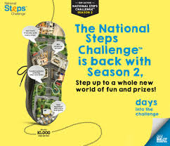 National Steps Challenge Season 2 The Rewards Are Lesser 5 To 10 Per Tier But It Is Free To Join And You Get A Free S Worlds Of Fun Are You The One National