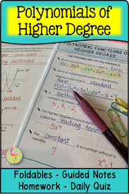 Precalculus Students Graph Polynomial Functions Predict Their End Behavior And Find Real Zeros Using A Graphing Polynomial Functions Precalculus Polynomials