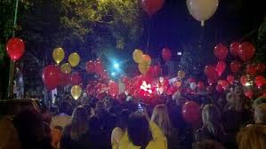 Light The Night Walk With Laurie S Red Raiders Night Walking Red Raiders Painting