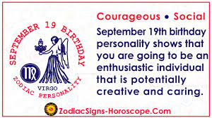 Check spelling or type a new query. September 19 Zodiac Full Horoscope Birthday Personality Zsh