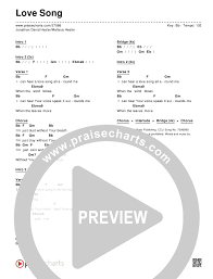 Love Song Chords Jonathan David Helser Melissa Helser