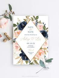 Save The Date Card Printable Wedding Save The Date Template Etsy In 2021 Wedding Invitations Printable Templates Wedding Saving Wedding Printables
