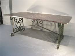 Dining Room Top Notch Furniture For Dining Room Decoration Using Vintage Wrought Iron Dining T Dining Table Bases Wrought Iron Dining Table Metal Dining Table