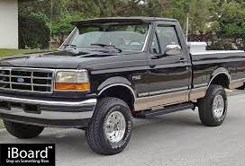 Iboard Running Boards 5 Matte Black Fit 80-96 Ford Broncof150 Regular Cab Ebay Chevy Diesel Trucks Ford Pickup Trucks Ford Trucks