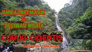 Air terjun di sini hanya memiliki ketinggian 5 meter dan kemudian diapit oleh tebing yang terbelah di sampingnya ada 2 kemudian di bawahnya terdapat curug atau lubang yang menampung air. Curug Cigentis Harga Tiket Masuk Spot Foto Terbaru 2021 Dokter Andalan