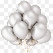 Helium Balloon Png Helium Balloon Black And White Tethered