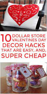10 Dollar Store Valentines Day Decor Hacks That Are Easy And Cheap Valentine S Day Diy Valentines Diy Diy Valentines Crafts