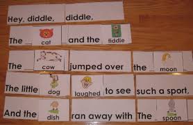 nursery rhymes pocket chart activities awesome offered