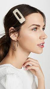 Shashi Joleen Clip Pearl Hair Clip Hair Clips Pearl Hair Pins
