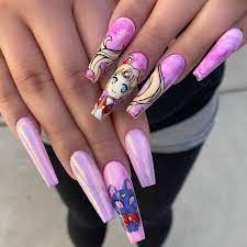 Thalya Nails On Instagram Sailor Moon Nailsofinstagram Nails Nailart Naildesigns Nail Nailsonfleek Sail Anime Nails Sailor Moon Nails Moon Nails