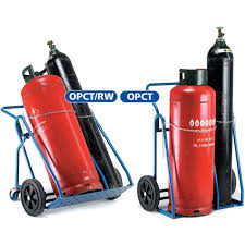 Oxygen Propane Double Cylinder Trucks Cylinder Propane Oxygen
