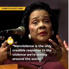 Coretta Scott King hat in nije foto...