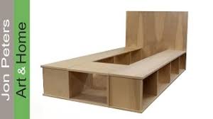 How to make a mirrored dresser from broken glass. Build A Platform Bed With Storage Part 1 Youtube