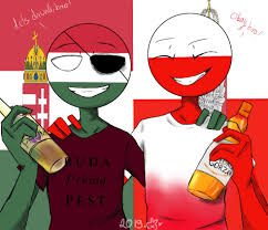I just wanted to draw my favourite countryhumans duo. Hungary And Poland Remake By Chibikyo Chan On Deviantart