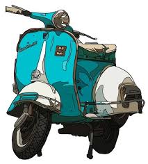 Vespa Drawing A Visual Blog On Vespa S World For Piaggio S Fan Vintage Addicted People Vespa Gambar Tengkorak Lukisan