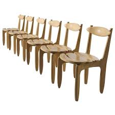 Guillerme Chambron Set Of Six Dining Chairs 1 Dining Chairs Chair Dining
