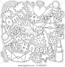 Download this adorable dog printable to delight your child. Coloring Book Page For Adult With Fashion Patch Badges In Cartoon 80s 90s Comic Doodle Style Black And White Doodle Style Stickers Lips Pins Hearts Speech Bubbles Stars Patches Poster Id 214020241