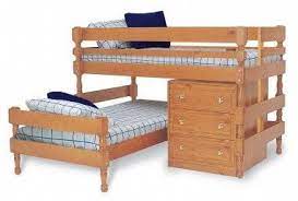 Corner loft bed is essentially two loft beds, or one bunk and one loft bed, budded against each other to open up more space. Classic Lo Line Corner Bunk With Classic Lo Line Chest Bunkers Australia S Specialists In Bunk Beds F Corner Bunk Beds Bunk Beds With Stairs Cool Bunk Beds