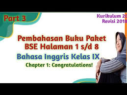 Tugas bahasa inggris halaman 103 104 kelas 9 please bantu jawab dikumpul besok brainly co id. Bahasa Inggris Kelas 9 Chapter 1 Congratulations Pembahasan Buku Halaman 1 S D 8 Part 3 Youtube