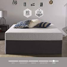Amazon Com Sleep Innovations Sage 8 Inch Cooling Gel Memory Foam Mattress Bed In A Box Made In The Usa 20 Year Wa Bed Mattress Memory Foam Mattress Box Bed
