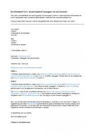 Voorbeeldbrief Opzeggen Abonnement Of Lidmaatschap Ecc Nederland