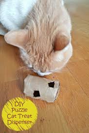 Meaning both of you should play with the toy. Diy Cat Treat Dispenser Upcycled Free Cat Toy