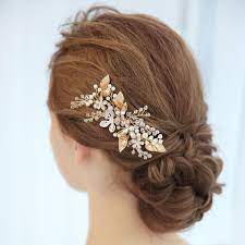 Beautiful Spring Wedding Headpiece For A Bride On Her Wedding Day Shop Luxury Custom We Crystal Wedding Hair Accessories Floral Hair Pieces Bridal Hair Pieces