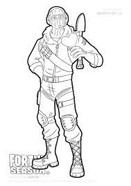 Fortnite survivalist attacker coloring page. Fortnite Coloring Pages Coloring Home
