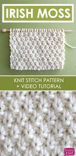Simple stripe blanket is worked back and forth in rows on a circular needle. Irish Moss Stitch Knitting Pattern Tricot Et Crochet Diy Tricotin Et Modele Tricot Bebe