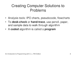 Ppt An Introduction To Programming With C Fifth Edition