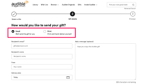 Audible use amazon gift card. How To Gift An Audible Audiobook To Friends In 2 Ways
