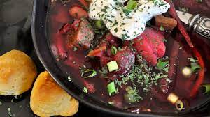 We love the deep ruby color of this borsch; Ukrainian Borscht Produces Flavors That Have Dazzled For Generations The Spokesman Review