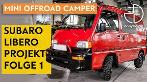 The subaru sumo, known as the libero in european markets except the uk, iceland, and sweden, and as the domingo in the japanese market, is a cabover microvan produced from 1983 to 1998. Mini Offroad Campervan Der Subaru Libero Domingo 4x4 Wird Zum Roamer Youtube