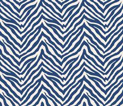 Colorful Fabrics Digitally Printed By Spoonflower Zebra In Navy In 2020 Fabric Wallpaper Navy Wallpaper Geometric Fabric