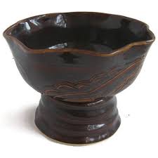 Unique Bowl Ceramic Bowl Handmade Ceramic Bowl Dark Blue Bowl Dark Bowl Decorative Bowl Candy Dish Potpo Unique Bowls Handmade Ceramics Decorative Bowls