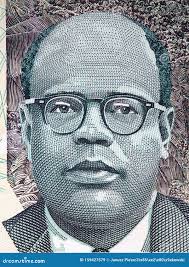 William Arthur Lewis a Portrait Stock Image