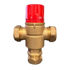 Thermostatic Mixing Valve 28mm Blending Valve For Underfloor ...