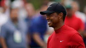 Woods Red Mock Turtleneck Popular Following Masters Win Tsn Ca