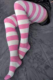 Sock Dreams Extraordinarily Longer Striped Thigh High Striped Thigh High Socks Thigh High Socks Thigh Highs