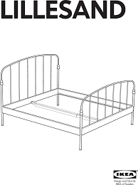 All the ones that i have found are very doubling the kallax will also add to the stability. Ikea Lillesand Bed Frame Full Queen King Assembly Instruction