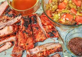Grilled St Louis Style Ribs With Ensaladang Talong And Bagoong Panlasang Pinoy Recipe Recipes Pork Recipes Bbq Recipes