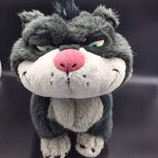 Disney Store Lucifer Cinderella Cat Plush Gray Villain Evil Soft Toy Stuffed Disney Animals Teddy Bear Soft Toy