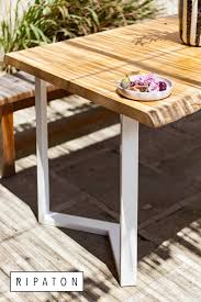 table d exterieur diy table en acier table exterieur pied table acier