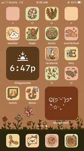 Cottagecore Fall Aesthetic Iphone Ios 14 App Icons In 2020 App Icon Iphone App Layout Iphone Organization