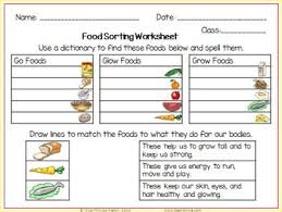 Go Glow And Grow Foods Sorting Activity Worksheet And Posters Growing Food Food Activities Sorting Activities