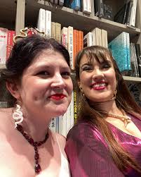 At @brooklinebooksmith I had… LONG LIVE EVIL cosplayers! 🎉💜😈