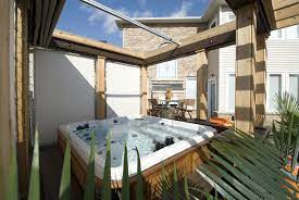 Season 3 Paul Lafrance Design Outdoor Rooms Hot Tub Backyard Hot Tub