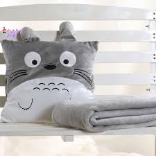 包邮可爱毛绒龙猫三用暖手捂抱枕空调毯子带枕头被子两用抱枕靠垫 淘宝网 pillows throw pillows snoopy