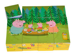 O.a flatbacks, roosjes, haarband elastiek, opstrijk applicaties & veel meer. Peppa Pig Houten Blokkenpuzzel 12 Delig Toychamp